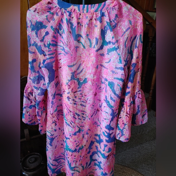 Lilly Pulitzer Matilda Silk Tunic Dress Sx.XS - Picture 6 of 9